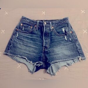 Denim shorts
